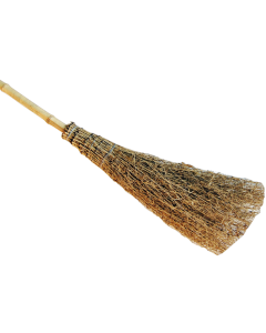 Bambusbesen mit Drahtsicherung