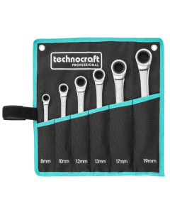 Ratschen-Gabelringschlüsselsatz - 6-teilig