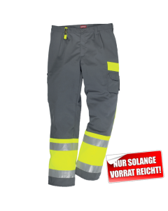 Kansas Bundhose 213 PLU grau/gelb