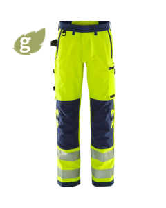 Fristads-Green Stretchhose 2645 GSTP - Kl.2 | Warnschutz-Gelb/Marine
