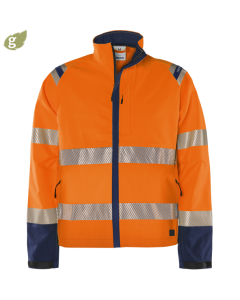 Fristads-Green Stretchjacke 4647 GSTP - Kl.3 | Warnschutz-Orange/Marine
