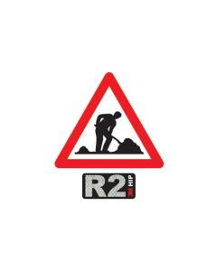 Gefahrensignale 1.14/R2 HIP 90cm Bauarbeiter