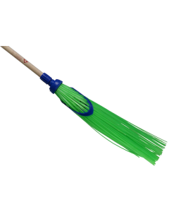 Wegmacherbesen grün mit Stiel