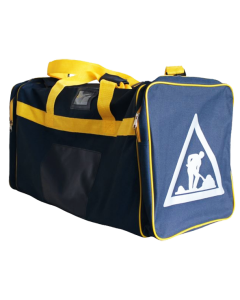 Effektentasche-Bau blau/gelb