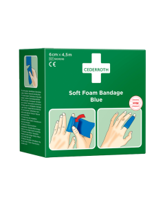 Pflasterrolle Soft Foam Snögg Blau