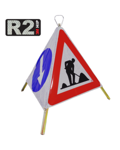 Triopan Faltsignal Construction 90cm R2 1.14 / 2.34 / 2.35 