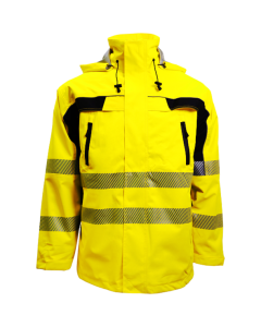 WS ZIP-Winterjacke Safe Flex orange/schwarz 