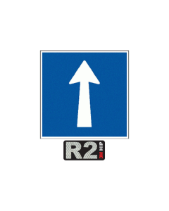 Hinweissignale 4.08/R2 HIP 50x50cm Einbahnstrasse 