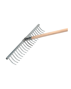 Heurechen Alu 20 Zinken 65cm mit Stiel