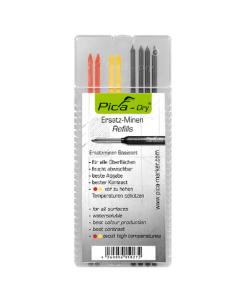 Pica-Dry Minen-Set / Schwarz+Rot+Gelb