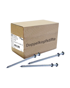 Doppelkopfstifte blank