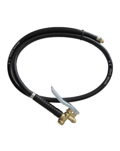 GLORIA Schlauch mit Messing-Handgriff