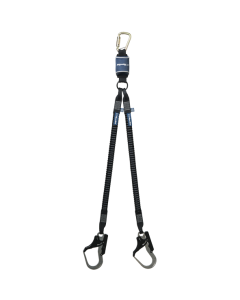 SpanSet Falldämpferleine 2-Strang mit Gerüsthaken