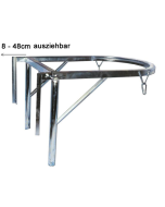 Schuttrohr Gerüst- und Brüstungsrahmen