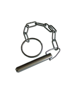 Steckstifte mit Ring und Kette verzinkt