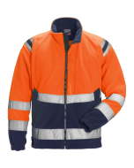Fristads Fleecejacke 4041 FE orange/marine