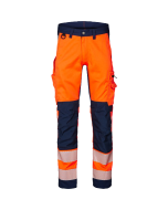 Fristads Stretchhose Flexforce orange/marine