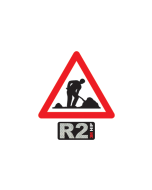 Gefahrensignale 1.14/R2 HIP 90cm Bauarbeiter