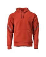 Mascot-Costomized Stretch-Hoodie - Herbstrot