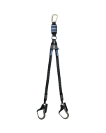 SpanSet Falldämpferleine 2-Strang mit Gerüsthaken